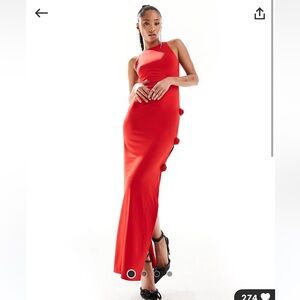 Aria Cove cut out corsage side maxi dress